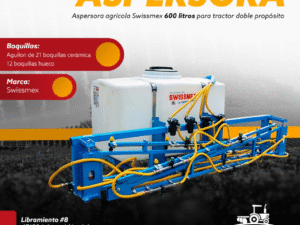 ASPERSORA AGRÍCOLA 600 L. PARA TRACTOR DOBLE PROPÓSITO