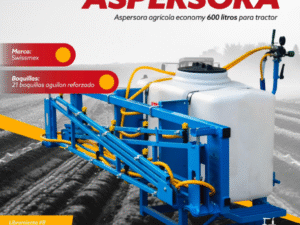 ASPERSORA AGRÍCOLA 600L. PARA TRACTOR ECONOMÍA.
